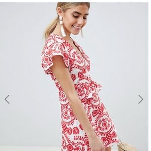 ASOS Pretty Little Thing Embroidered Dress